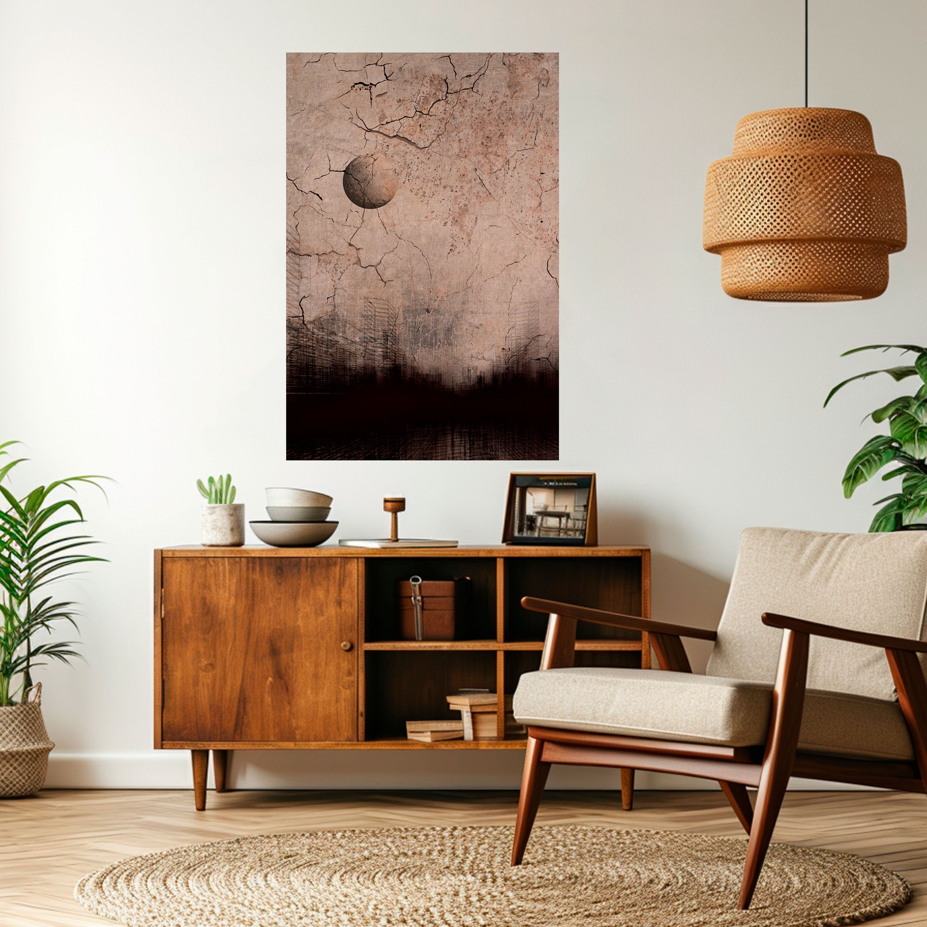 MOONBEAM THOUGHTS Vertikales Poster zum Abziehen und Aufkleben