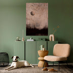 MOONBEAM THOUGHTS Peel and Stick Vertical Poster