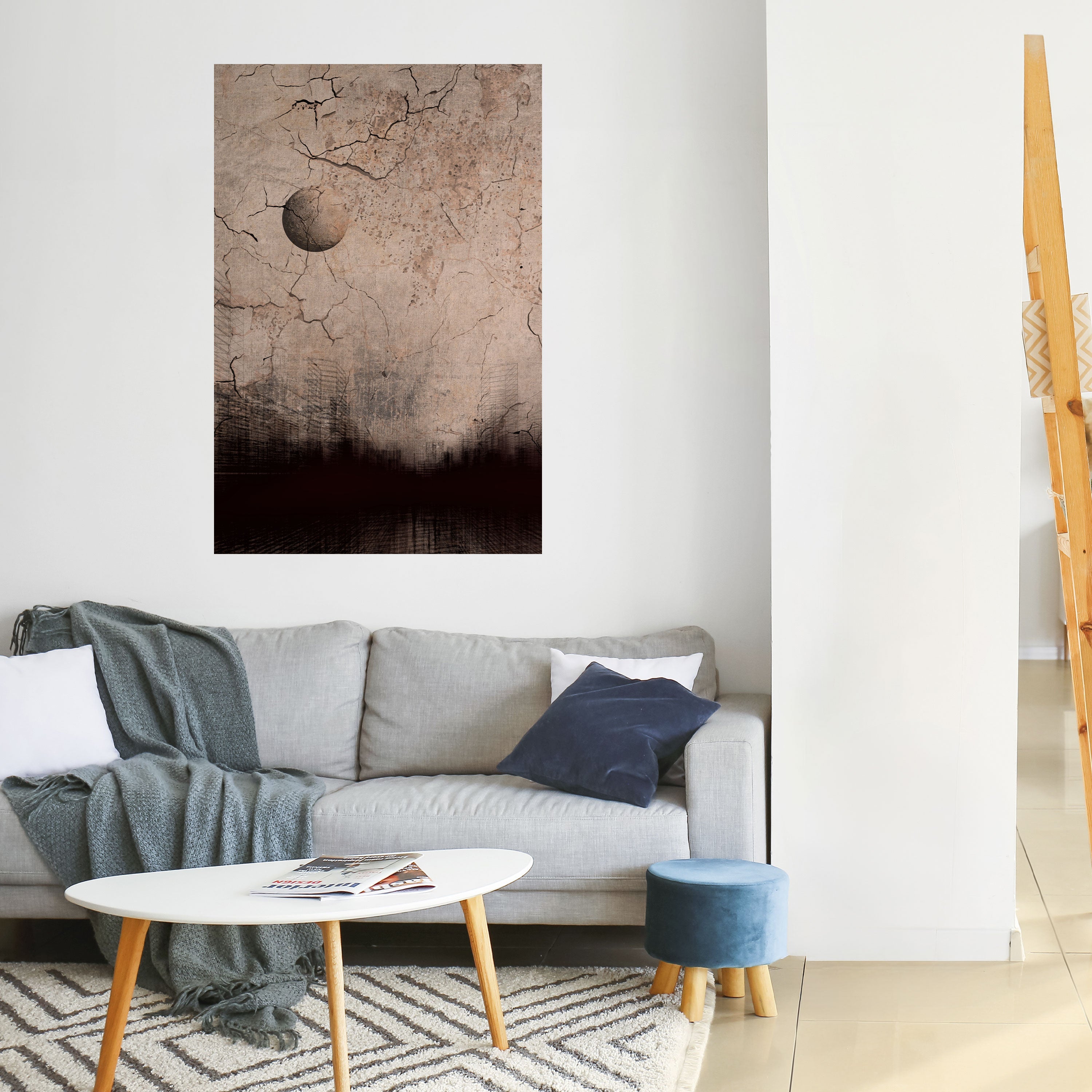 MOONBEAM THOUGHTS Vertikales Poster zum Abziehen und Aufkleben
