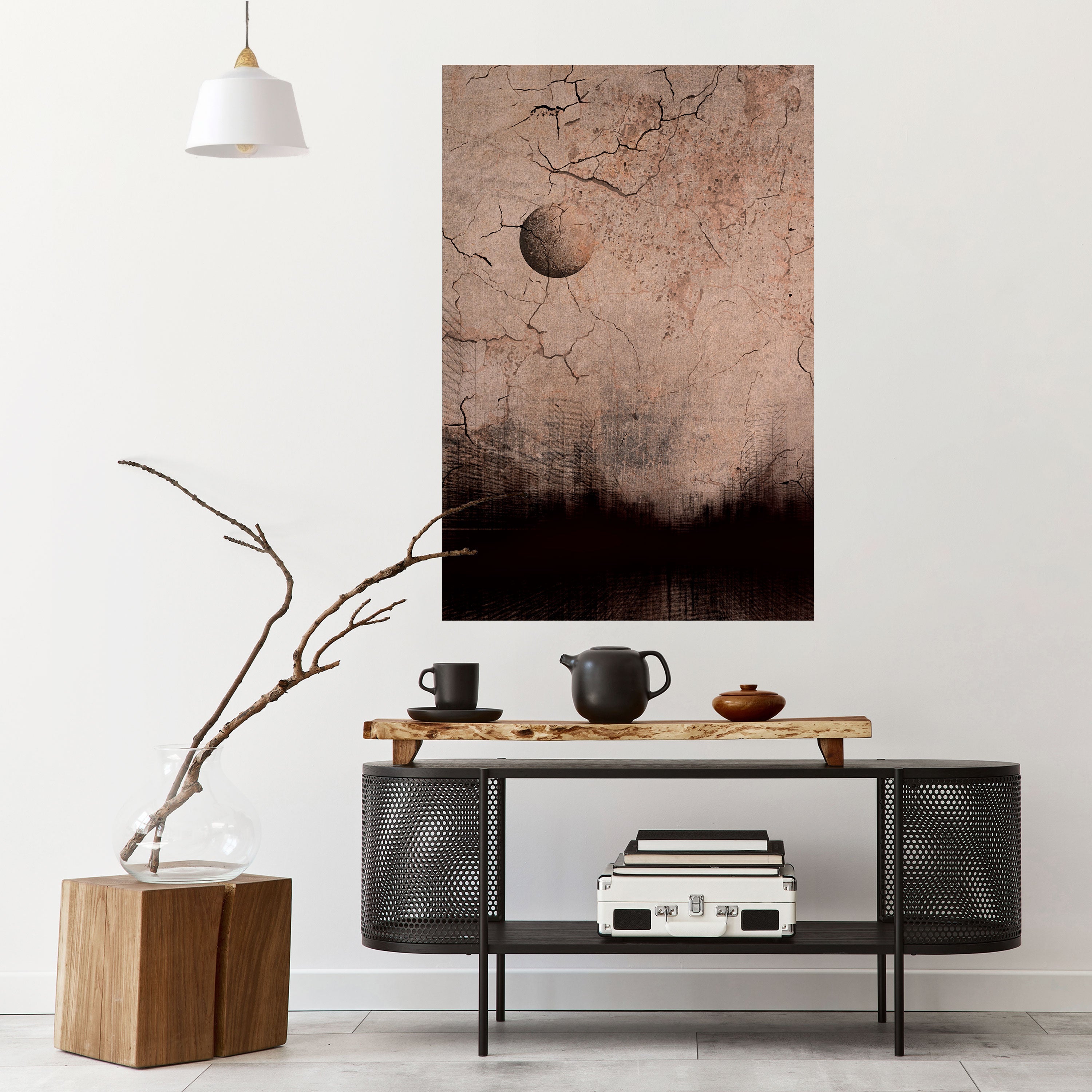 MOONBEAM THOUGHTS Vertikales Poster zum Abziehen und Aufkleben