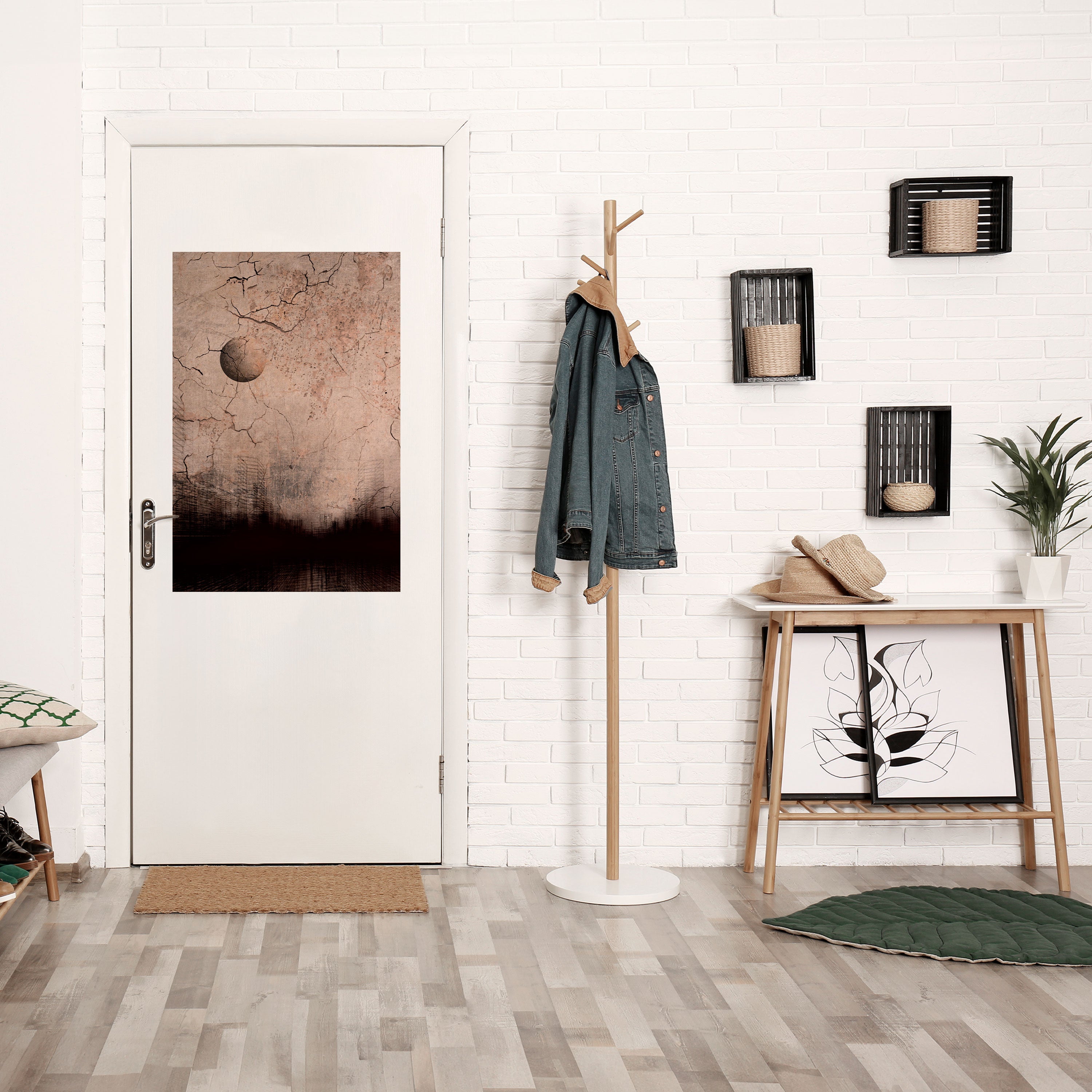 MOONBEAM THOUGHTS Vertikales Poster zum Abziehen und Aufkleben
