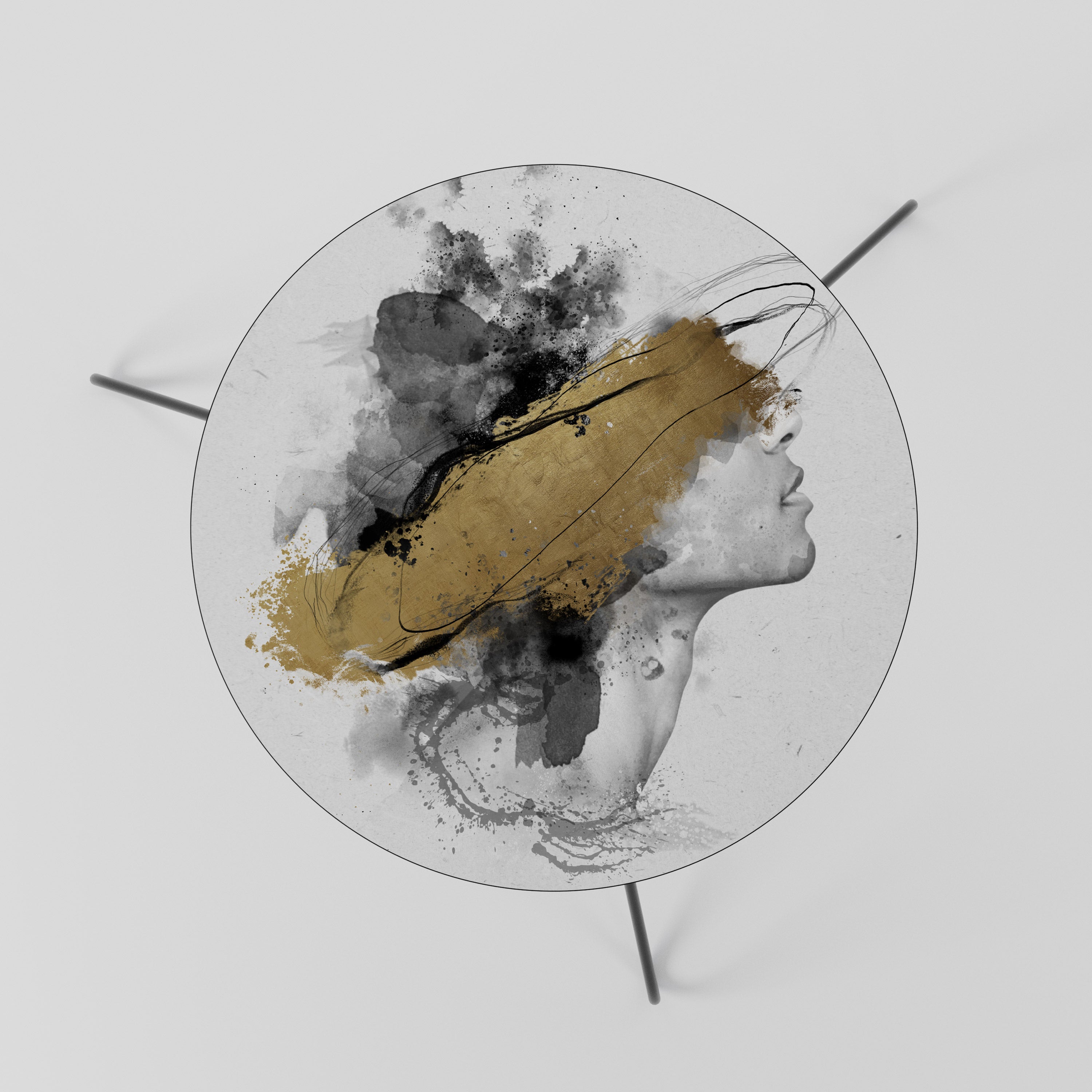 GILDED BLINDNESS Couchtisch 60