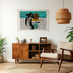 INKWELL TURQOISE Selbstklebendes Horizontal-Poster