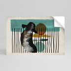 INKWELL TURQOISE Selbstklebendes Horizontal-Poster