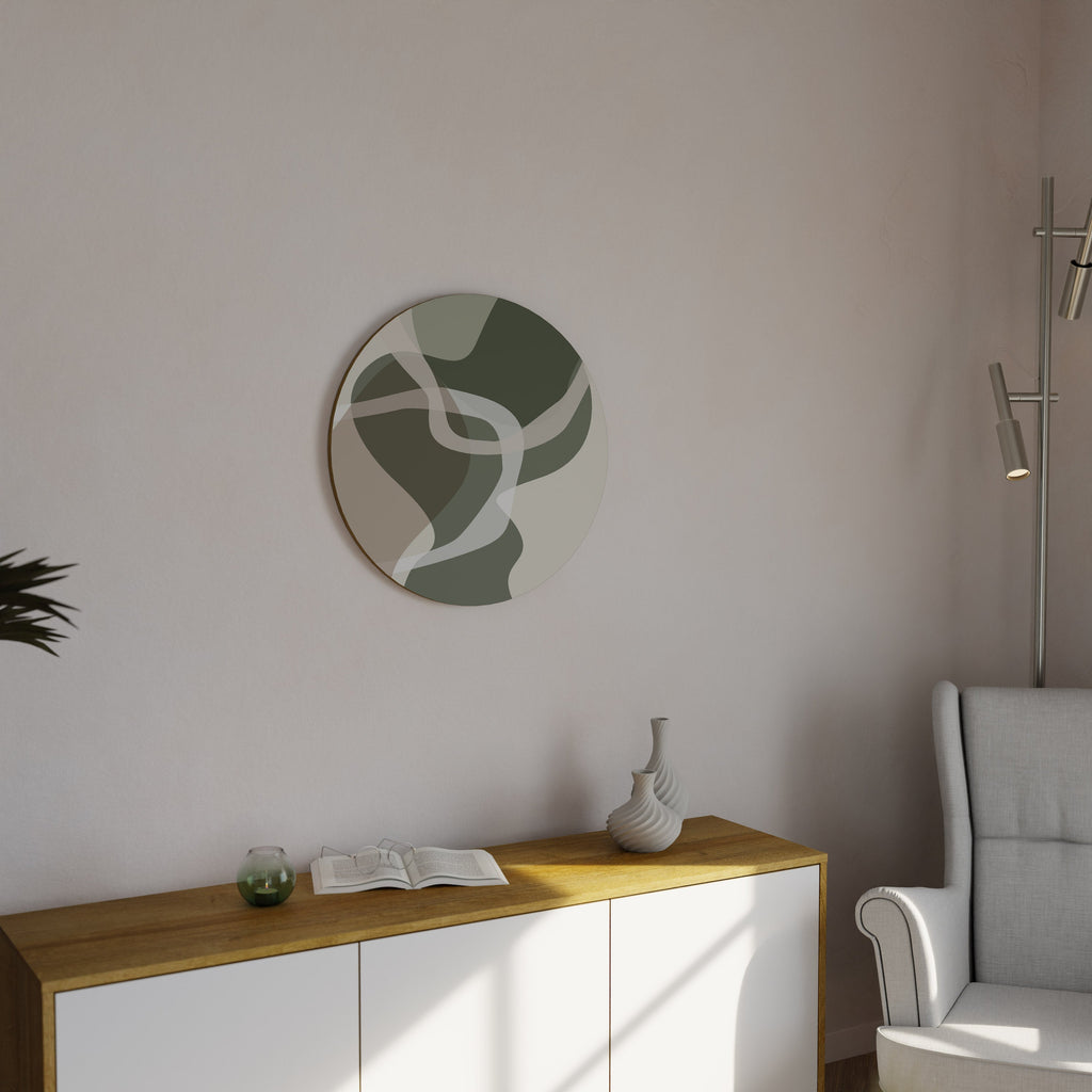 ART OF GREEN Runde Wandkunst
