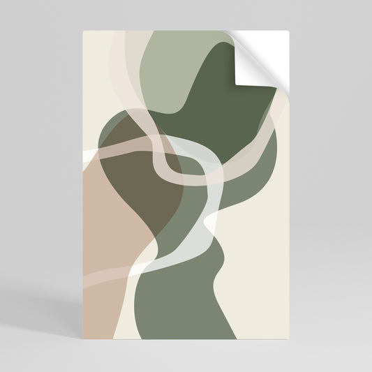 ART OF GREEN Selbstklebendes Poster - Hochformat