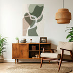 ART OF GREEN Selbstklebendes Poster - Hochformat