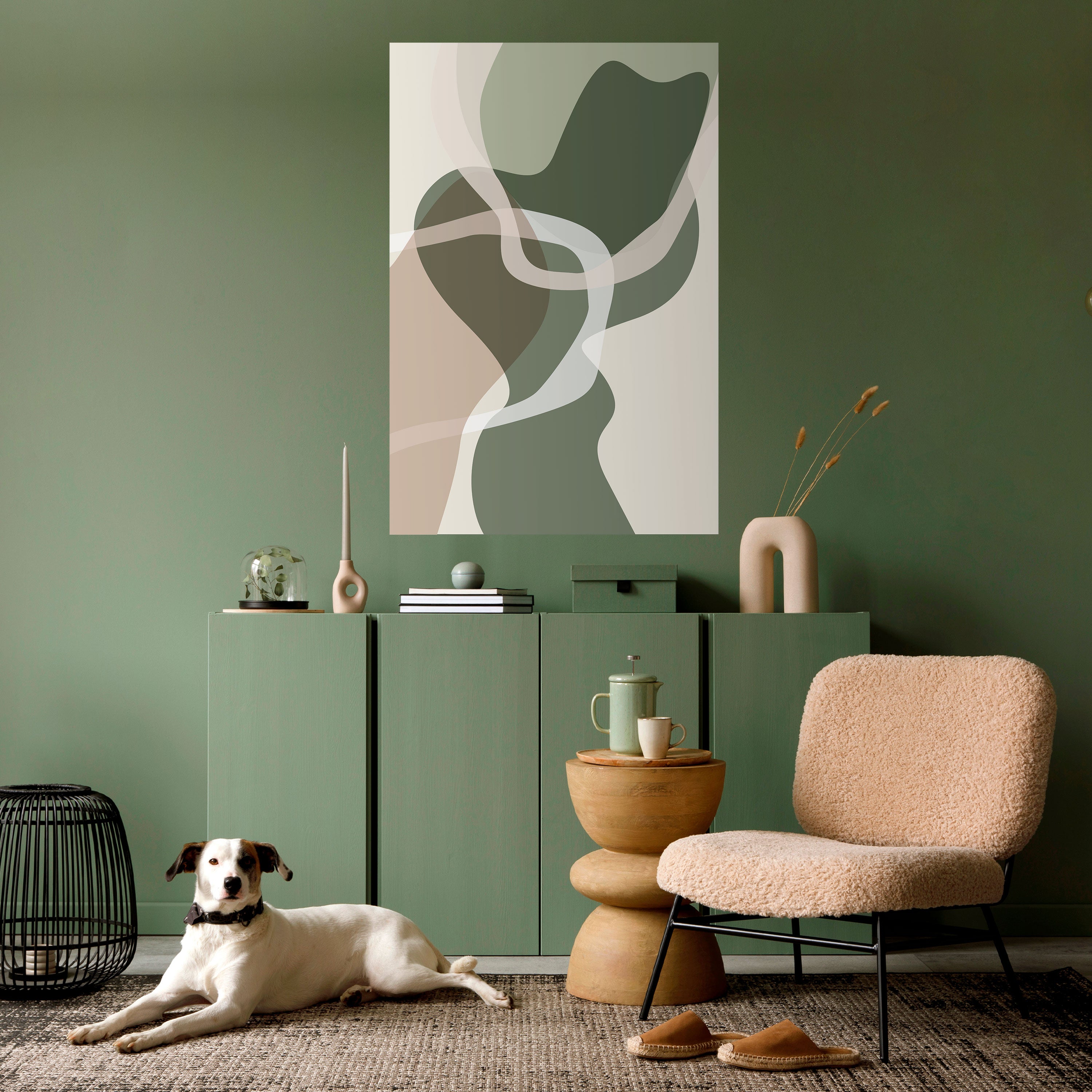 ART OF GREEN Vertikales Poster zum Abziehen und Aufkleben
