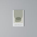 GREEN ABSTRACT Vertical Canvas Print