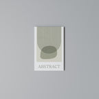 GREEN ABSTRACT Vertical Canvas Print