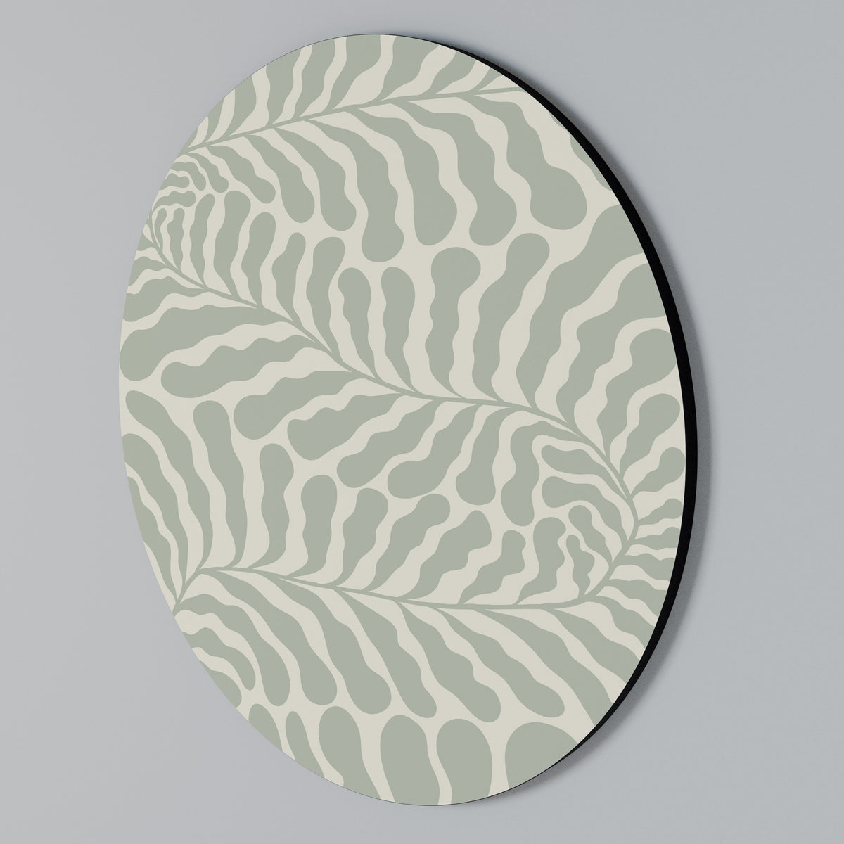 VERDURE LABIRYNTH Rundes Wandbild