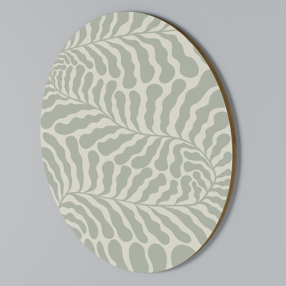 VERDURE LABIRYNTH Rundes Wandbild