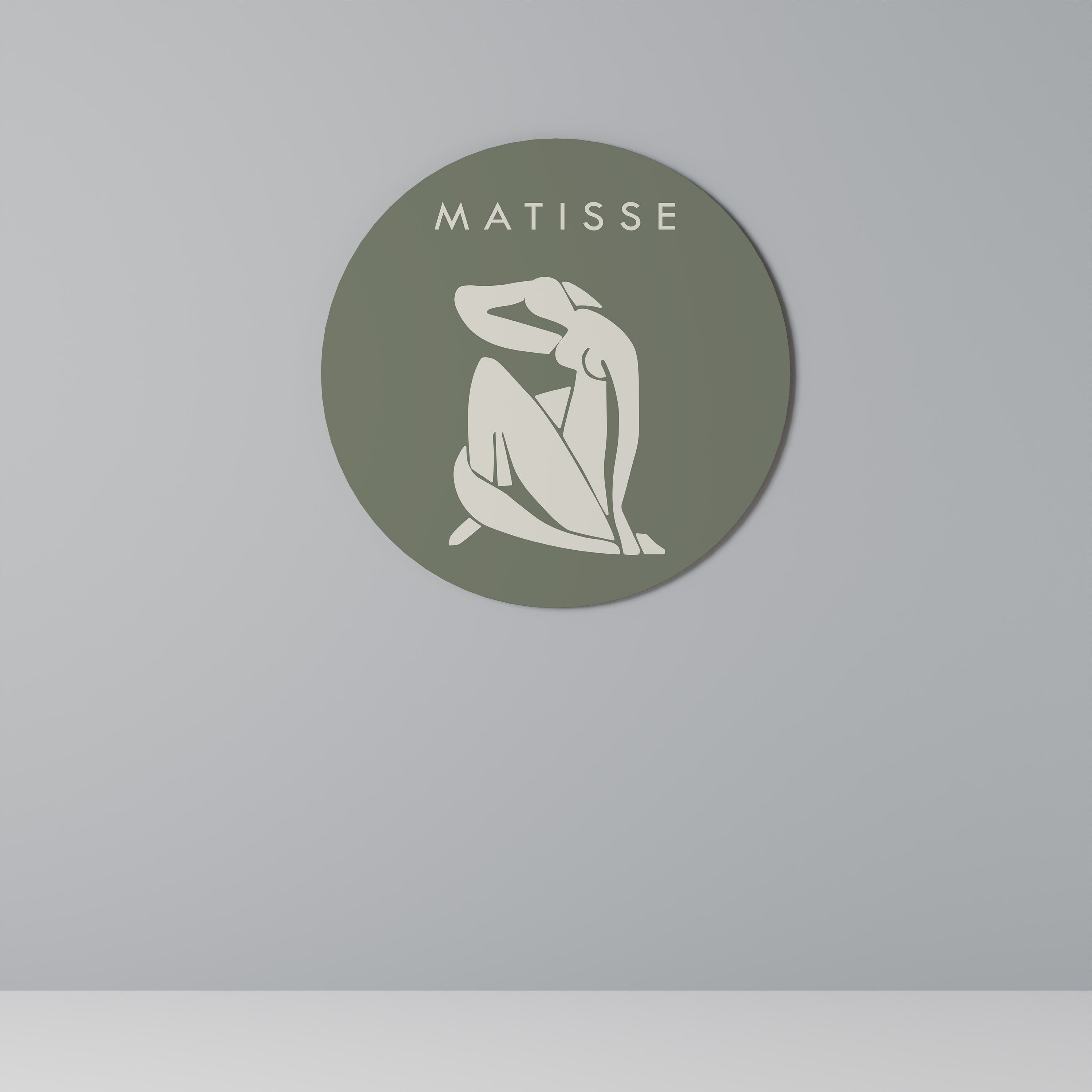 MATISSE NUDES Runde Wanddekoration Ø 69 cm