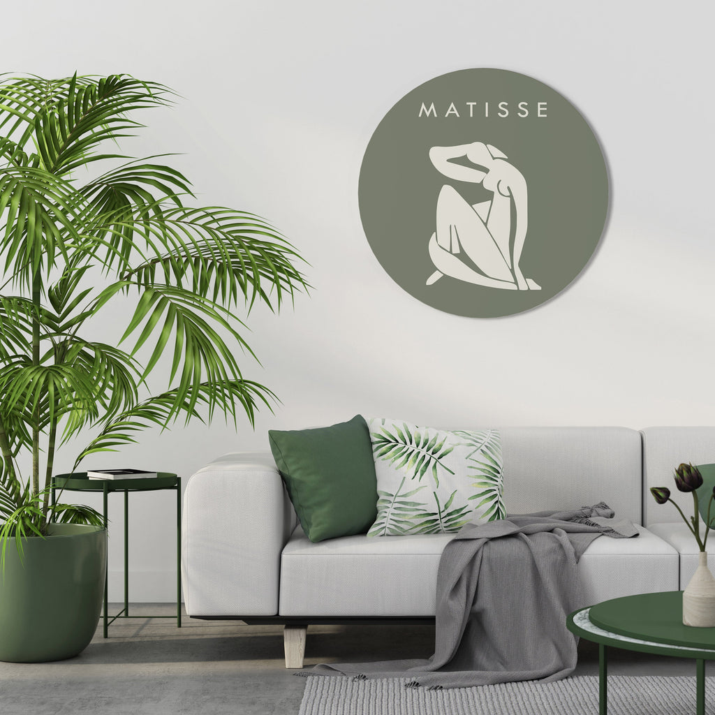 MATISSE NUDES Runde Wanddekoration Ø 69 cm