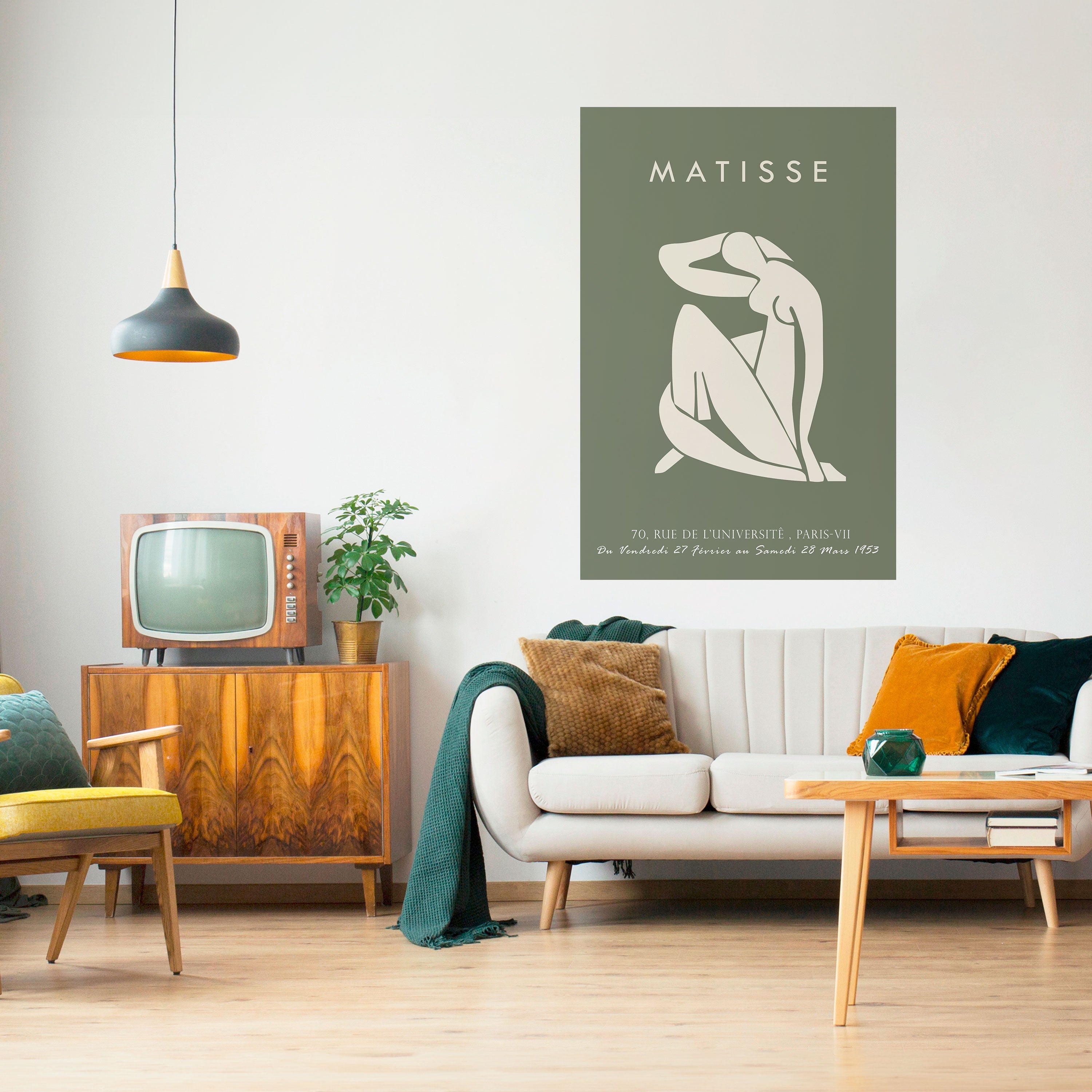 MATISSE NUDES Vertikales Poster zum Abziehen und Aufkleben