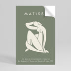 MATISSE NUDES Selbstklebendes Poster - Hochformat
