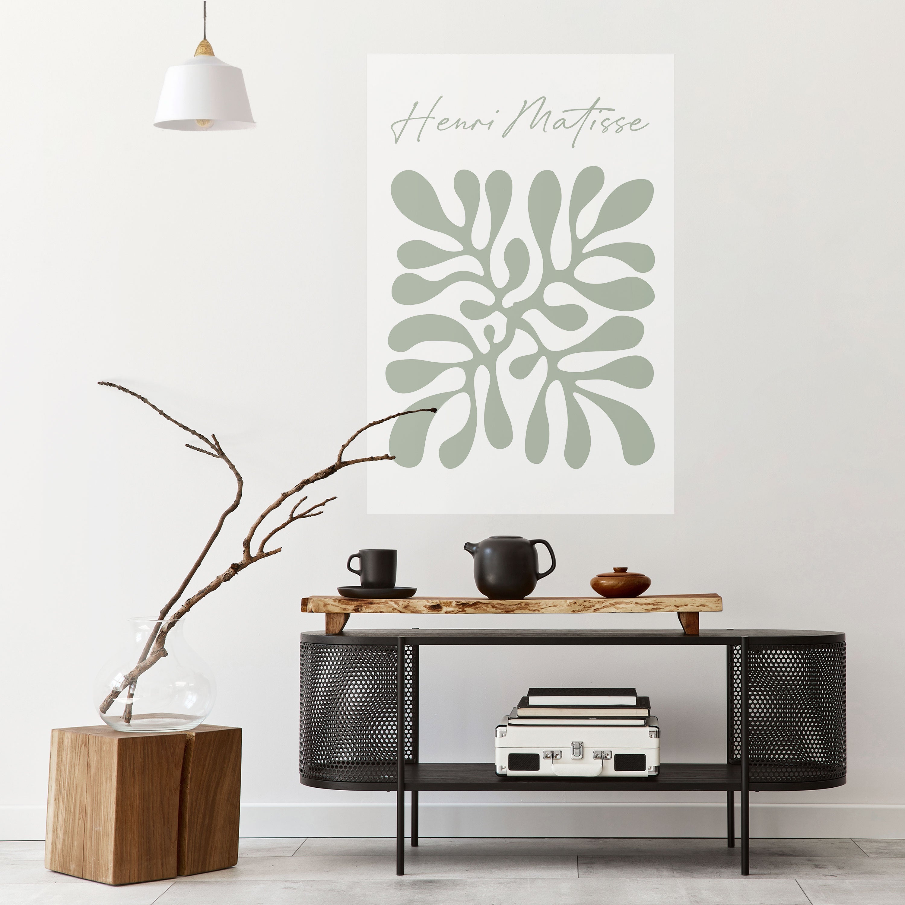 FORM VON MATISSE – Vertikales Poster zum Abziehen und Aufkleben