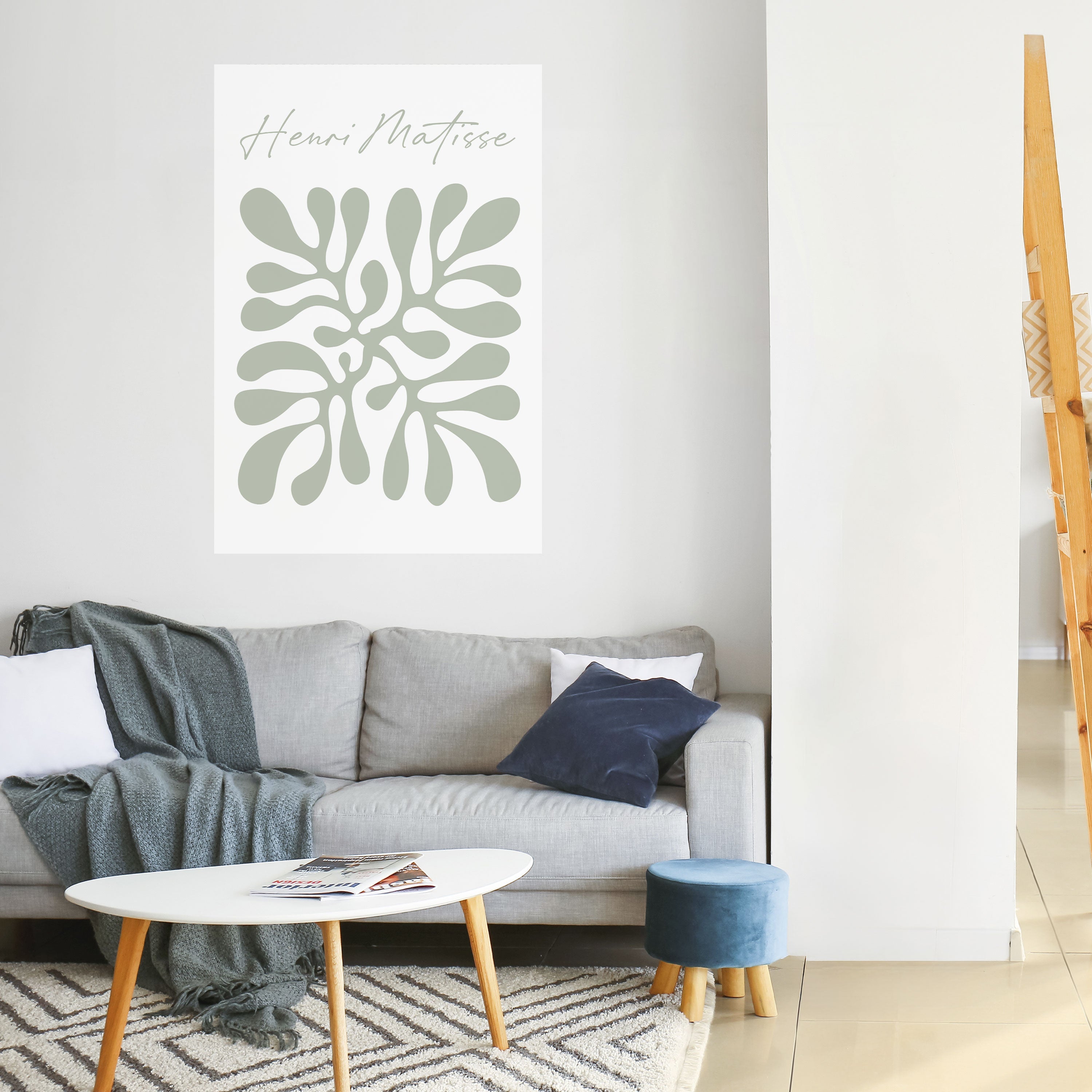 FORM VON MATISSE – Vertikales Poster zum Abziehen und Aufkleben