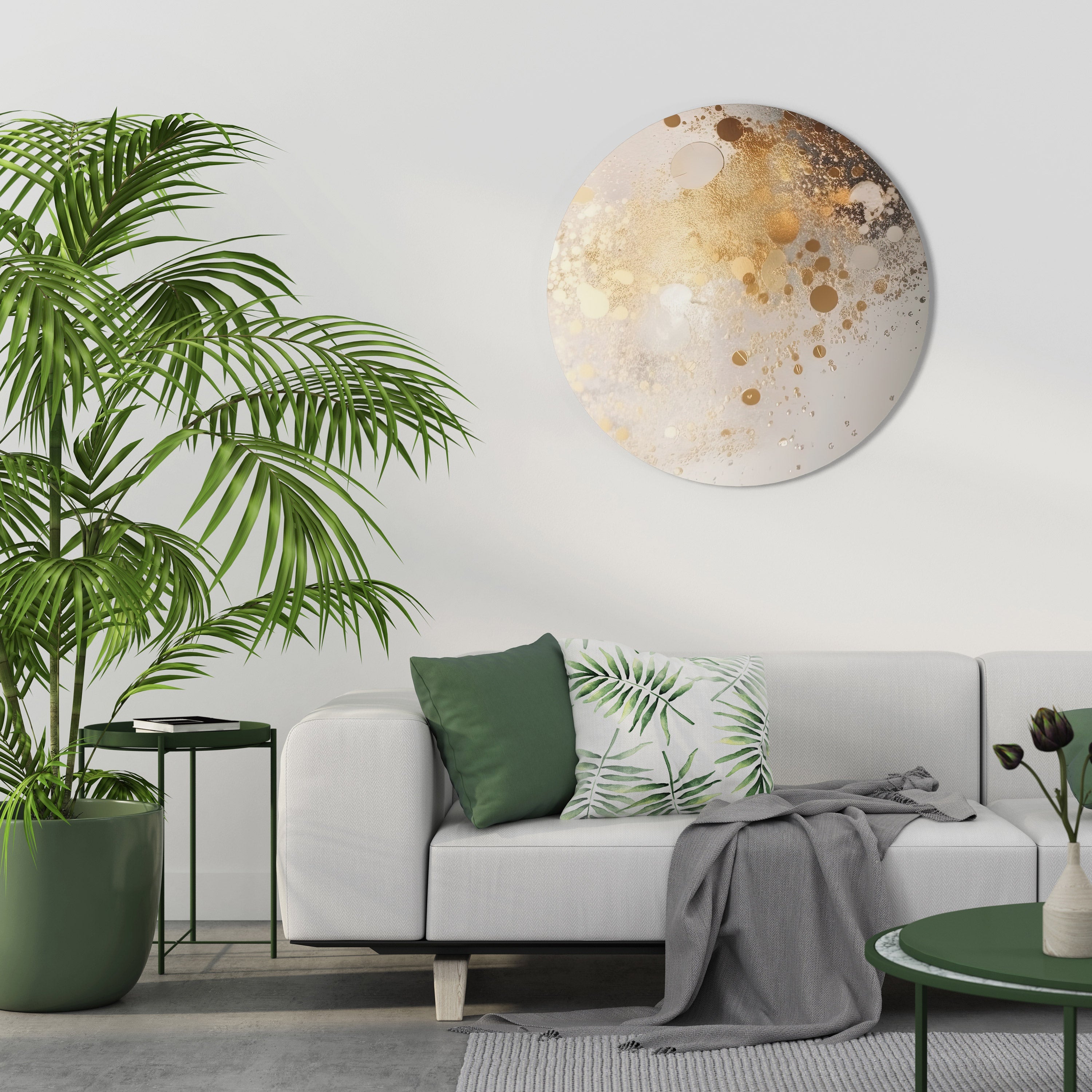 PRECIOUS CADENCE Runde Wanddekoration Ø 69 cm