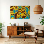 ASSYMETRICAL HARMONY Selbstklebendes Horizontal-Poster