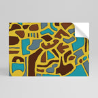 ASSYMETRICAL HARMONY Selbstklebendes Horizontal-Poster