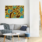 ASSYMETRICAL HARMONY Selbstklebendes Horizontal-Poster