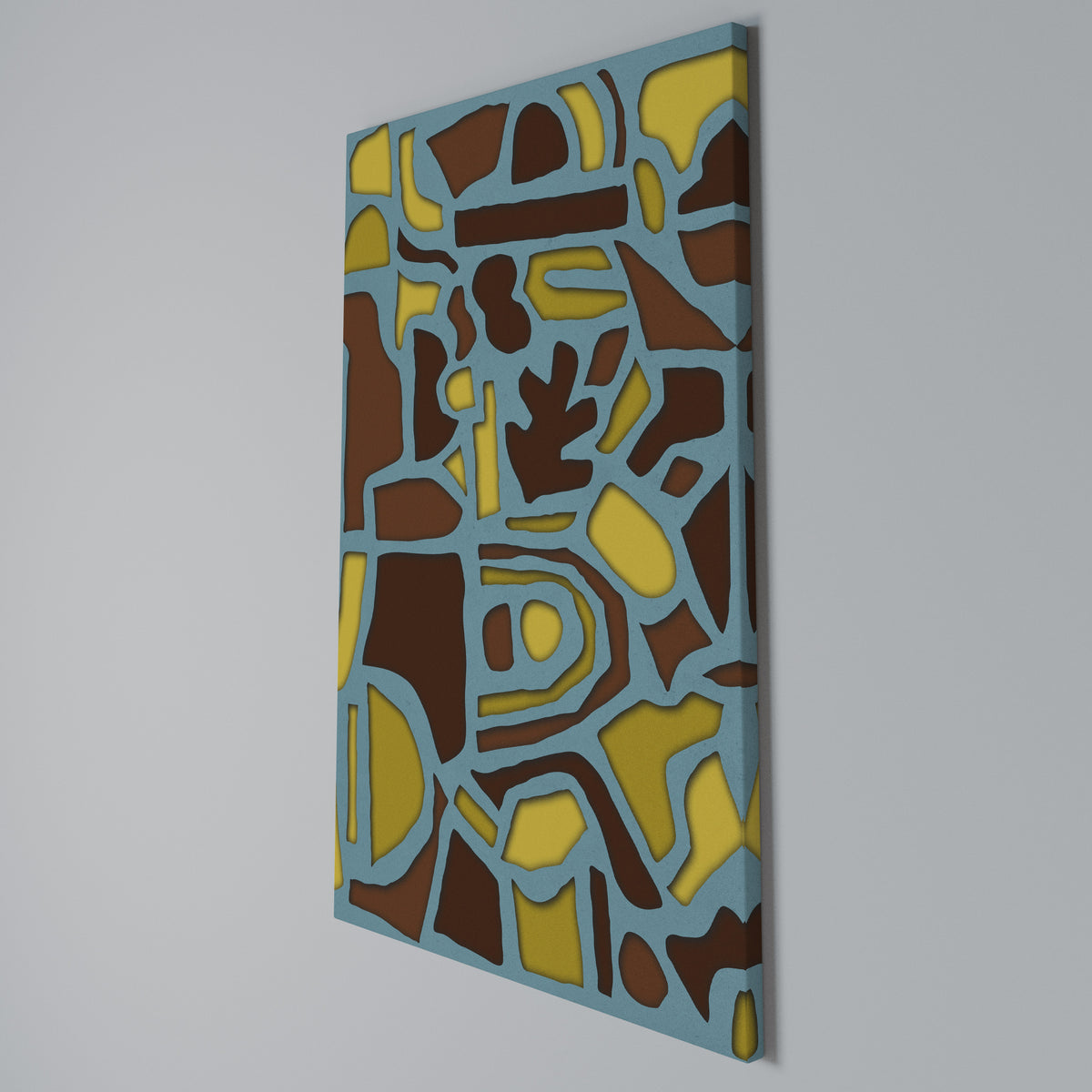 SHAPE EXTRAVAGANZA Vertical Canvas Print