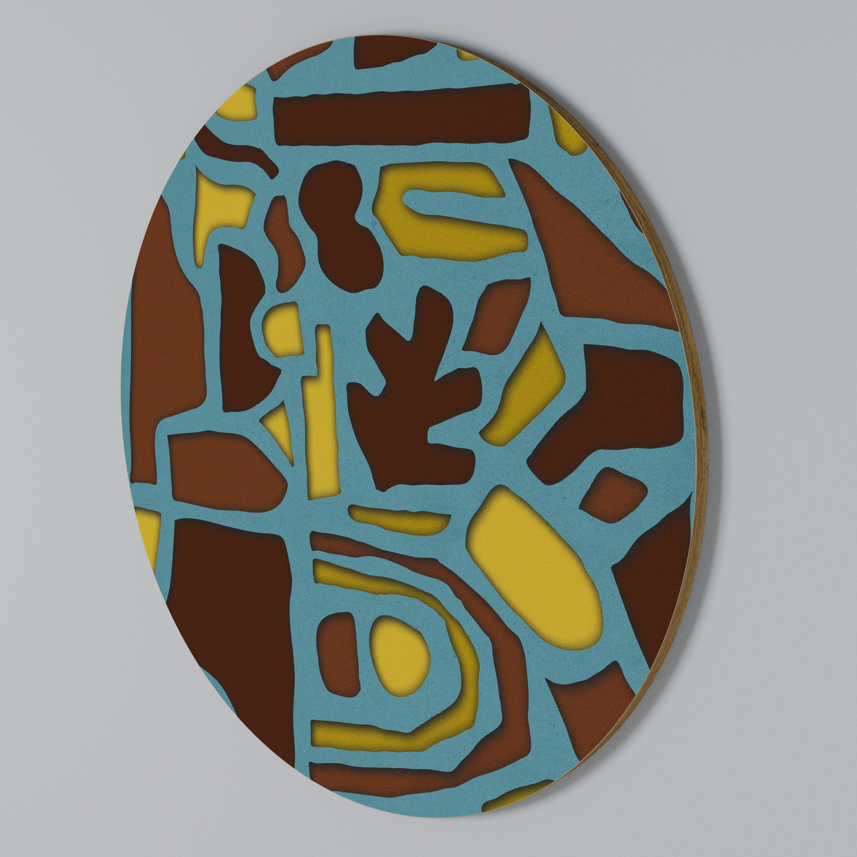 SHAPE EXTRAVAGANZA Rundes Wandbild