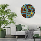 SHAPE EXTRAVAGANZA Round Wall Art