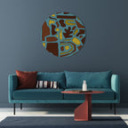 SHAPE EXTRAVAGANZA Round Wall Art