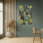 SHAPE EXTRAVAGANZA Selbstklebendes Poster - Hochformat