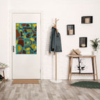 SHAPE EXTRAVAGANZA Selbstklebendes Poster - Hochformat