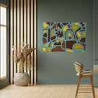 SHAPE EXTRAVAGANZA Selbstklebendes Horizontal-Poster