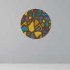 FORM SHUFFLE Round Wall Art