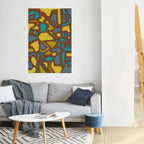 FORM SHUFFLE Peel and Stick Vertical Poster