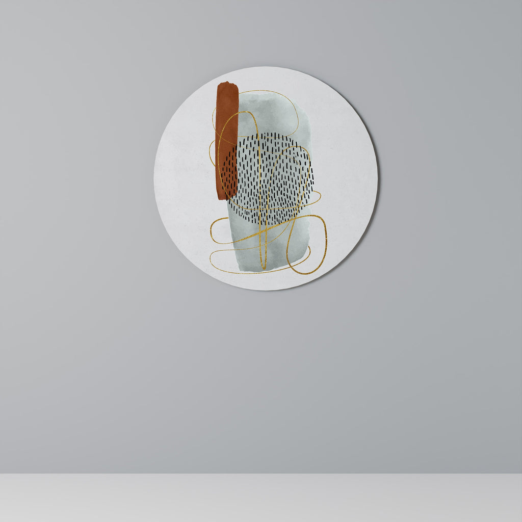 WRAPPED IN FORM Runde Wanddekoration Ø 69 cm