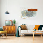 WRAPPED IN FORM Selbstklebendes Horizontal-Poster