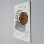WRAPPED IN SHAPE Vertical Canvas Print