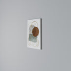 WRAPPED IN SHAPE Vertical Canvas Print