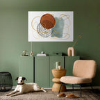 WRAPPED IN SHAPE Selbstklebendes Horizontal-Poster