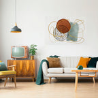 WRAPPED IN SHAPE Selbstklebendes Horizontal-Poster