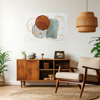 WRAPPED IN SHAPE Selbstklebendes Horizontal-Poster