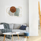 WRAPPED IN SHAPE Selbstklebendes Horizontal-Poster