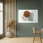 WRAPPED IN SHAPE Selbstklebendes Horizontal-Poster