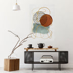 WRAPPED IN SHAPE Selbstklebendes Poster - Hochformat