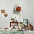 WRAPPED IN SHAPE Selbstklebendes Poster - Hochformat