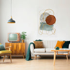 WRAPPED IN SHAPE Selbstklebendes Poster - Hochformat