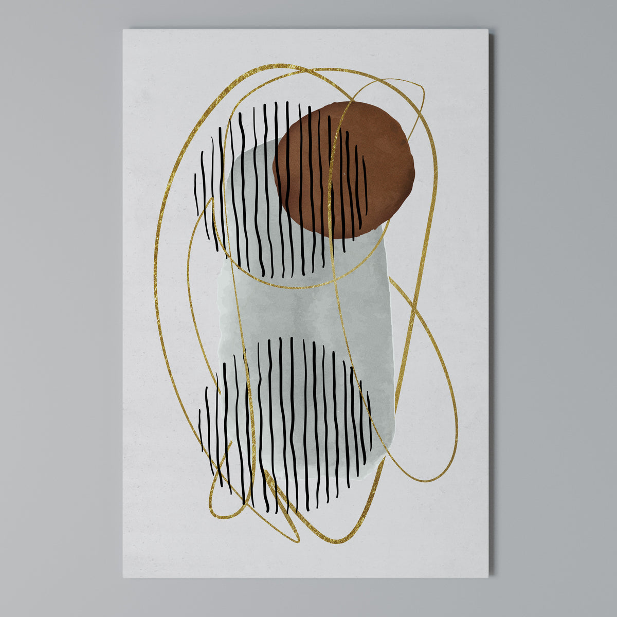 WRAPPED IN MOULD Vertical Canvas Print