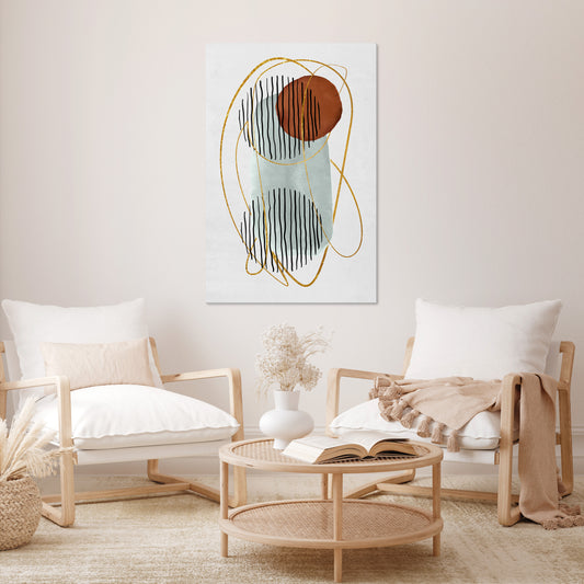 WRAPPED IN MOULD Vertical Canvas Print