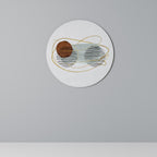 WRAPPED IN MOULD Runde Wanddekoration Ø 69 cm